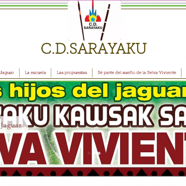 Web “Los Hijos del Jaguar”. CD Sarayaku