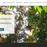 Portada de web Pueblo Ancestral Kichwa Kawsak Sacha